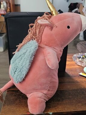 Pillowfort Pegasus Weighted Plush Pillow Pink Target Kids 3lbs Sensory